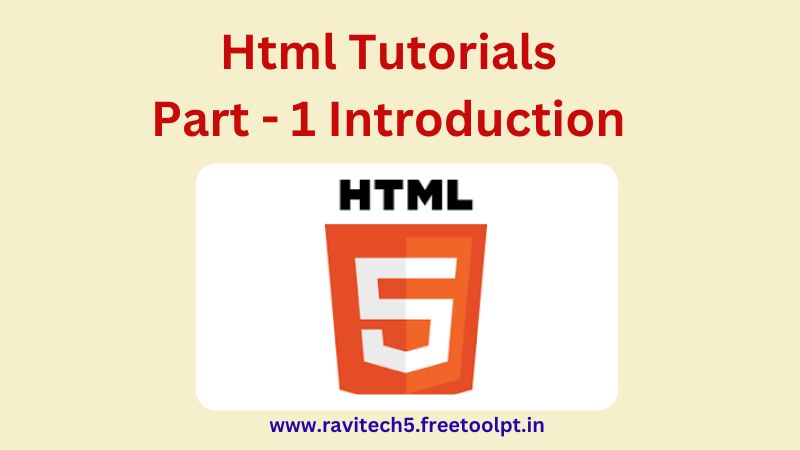 Html-Tutorials-Part-1-Introduction